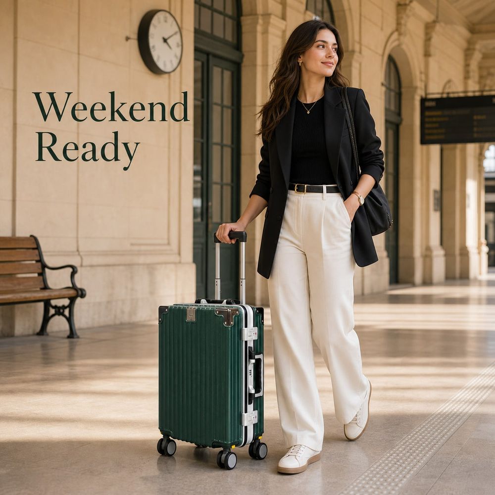 Aluminum Frame Carry On Luggage - Carry On Suitcase Airline Approved, PC