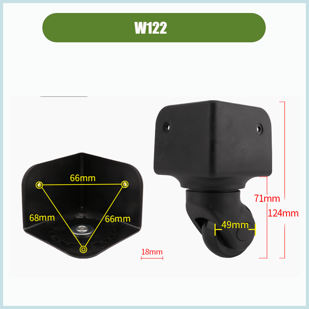 Silent Replacement Luggage Wheels - Trolley Case Wheel Repair Accessories Universal