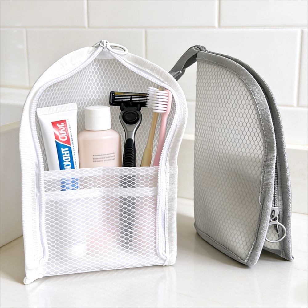 Cosmetic Bags - Mesh Toiletry Bag Breathable Quick Dry