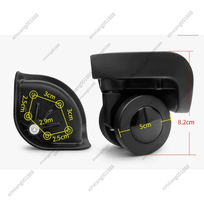 Silent Replacement Luggage Wheels - For DISSONA Luggage Replacement Wheels, Hongsheng