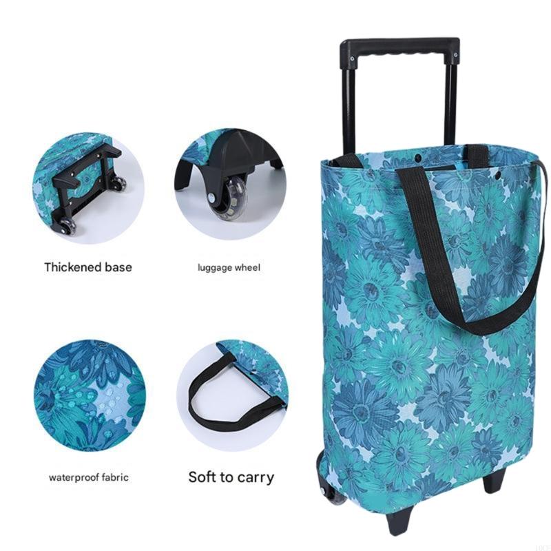 Xe đẩy nhẹ có thể gập lại Xe đ - đánh giá và giá Foldable Rolling Luggage Bag