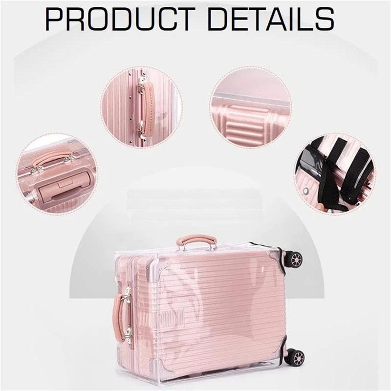 1Pc Clear PVC Suitcase Protect - đánh giá và giá Luggage Protective Cover Transparent