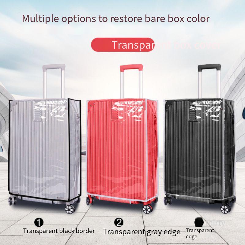 Suitcase protective cover, tra - đánh giá và giá Luggage Protective Cover Transparent