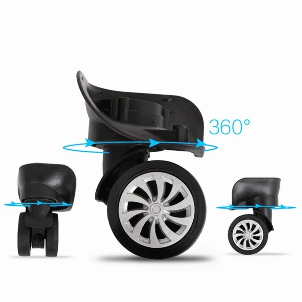 4Pcs Universal Luggage Suitcas - đánh giá và giá Silent Replacement Luggage Wheels