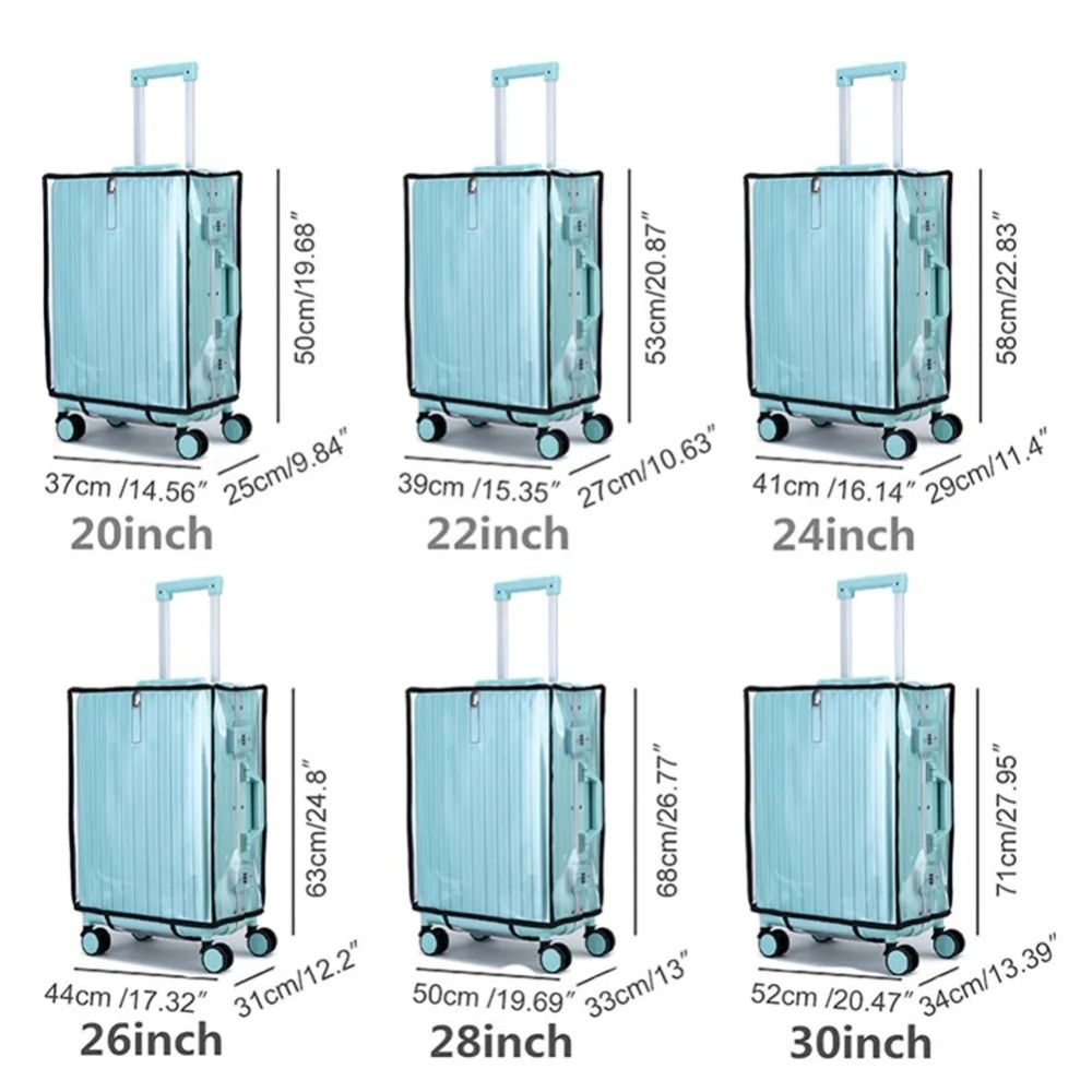New Travel Luggage Protector C - đánh giá và giá Luggage Protective Cover Transparent