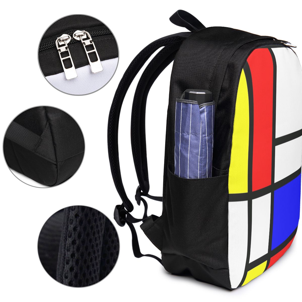 Piet Mondrian Composition  Bac - đánh giá và giá Travel Bags