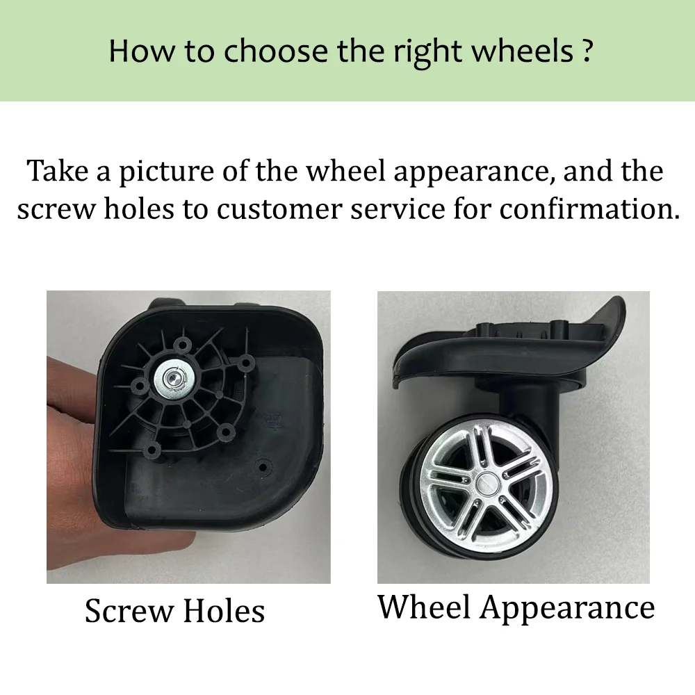 For W021 Universal Luggage Whe - đánh giá và giá Silent Replacement Luggage Wheels