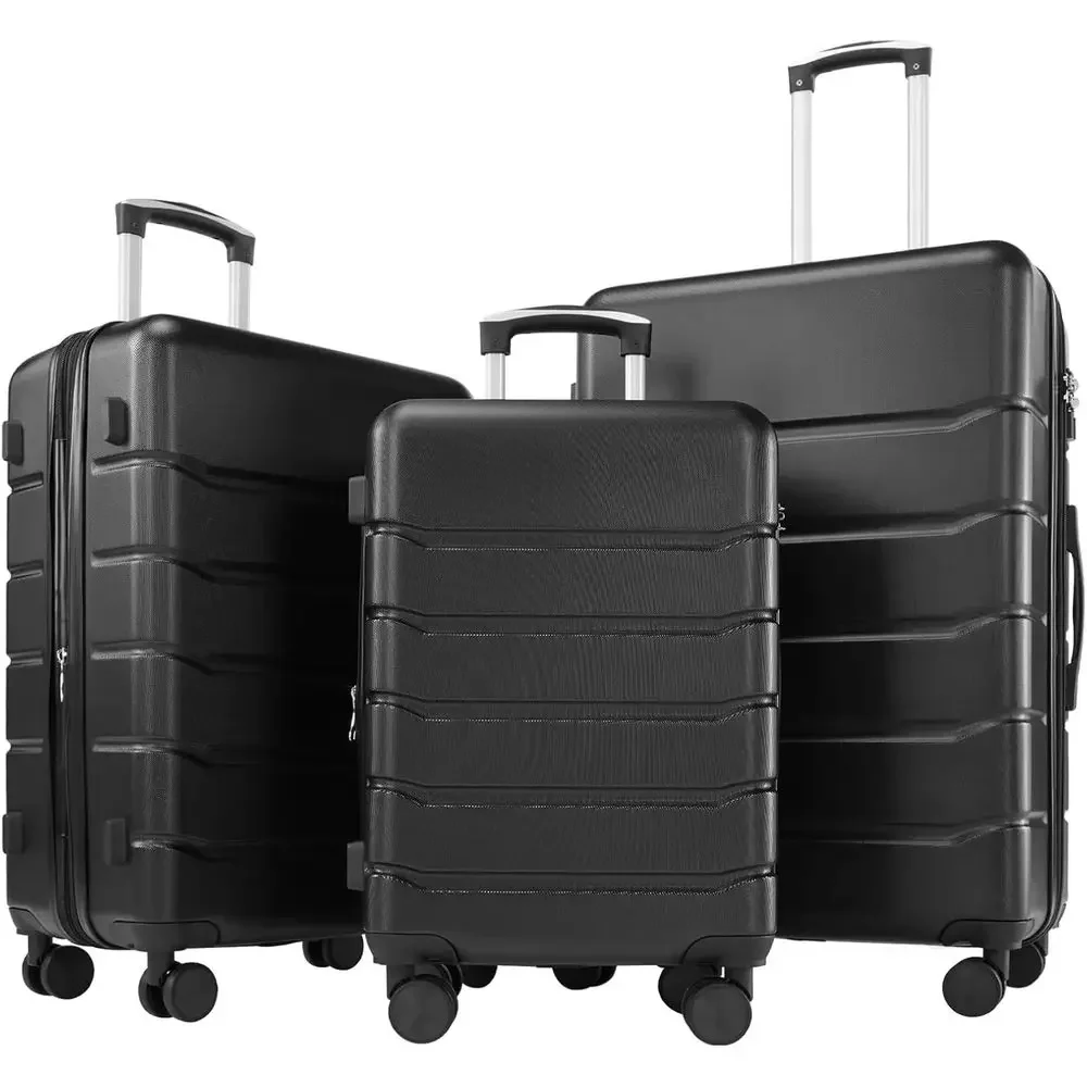 3-Piece Hard Shell Spinner Lug - đánh giá và giá Expandable Hard Shell Luggage Set
