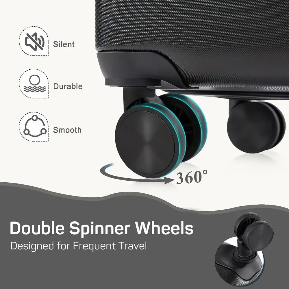 3-Piece Hard Shell Spinner Lug - đánh giá và giá Expandable Hard Shell Luggage Set