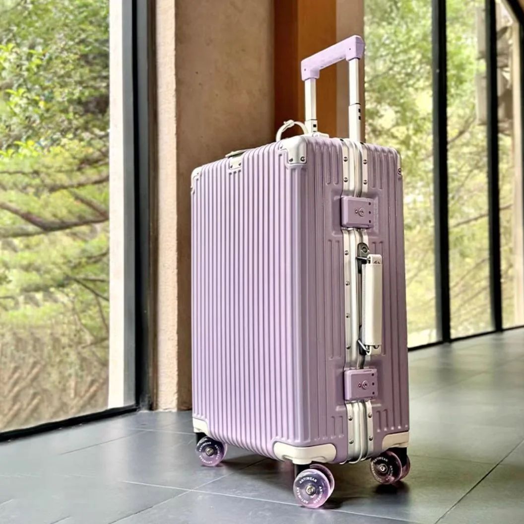Suitcase Aluminum Frame with C - đánh giá và giá Aluminum Frame Carry On Luggage