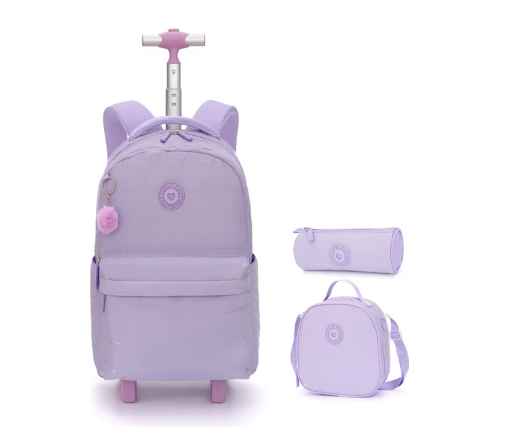 18 inch School Wheeled backpac - đánh giá và giá Foldable Rolling Luggage Bag