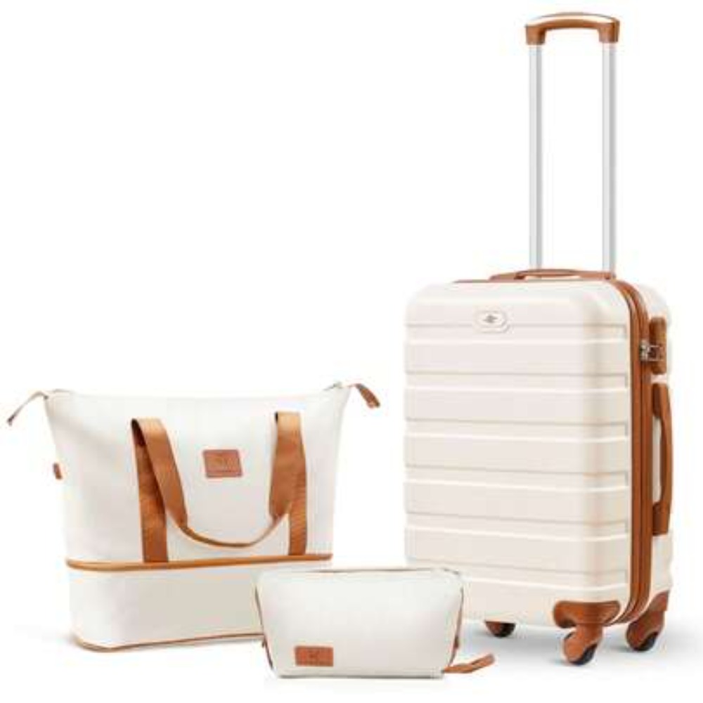 3 Piece Carry On Luggage Set 2 - đánh giá và giá Expandable Hard Shell Luggage Set