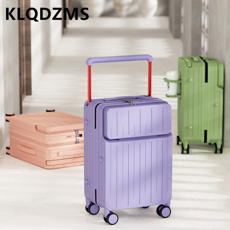 KLQDZMS 24 Inch Luggage Compar - đánh giá và giá Front Opening Laptop Luggage 24 Inch