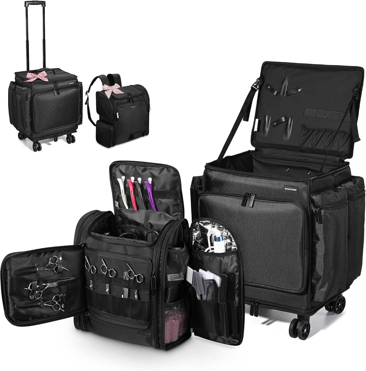 Soft Sided Rolling Makeup Trai - đánh giá và giá Backpacks