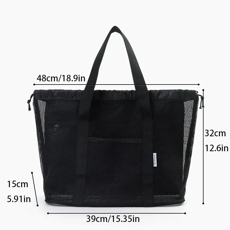 Large Capacity Beach Bag Drain - đánh giá và giá Cosmetic Bags