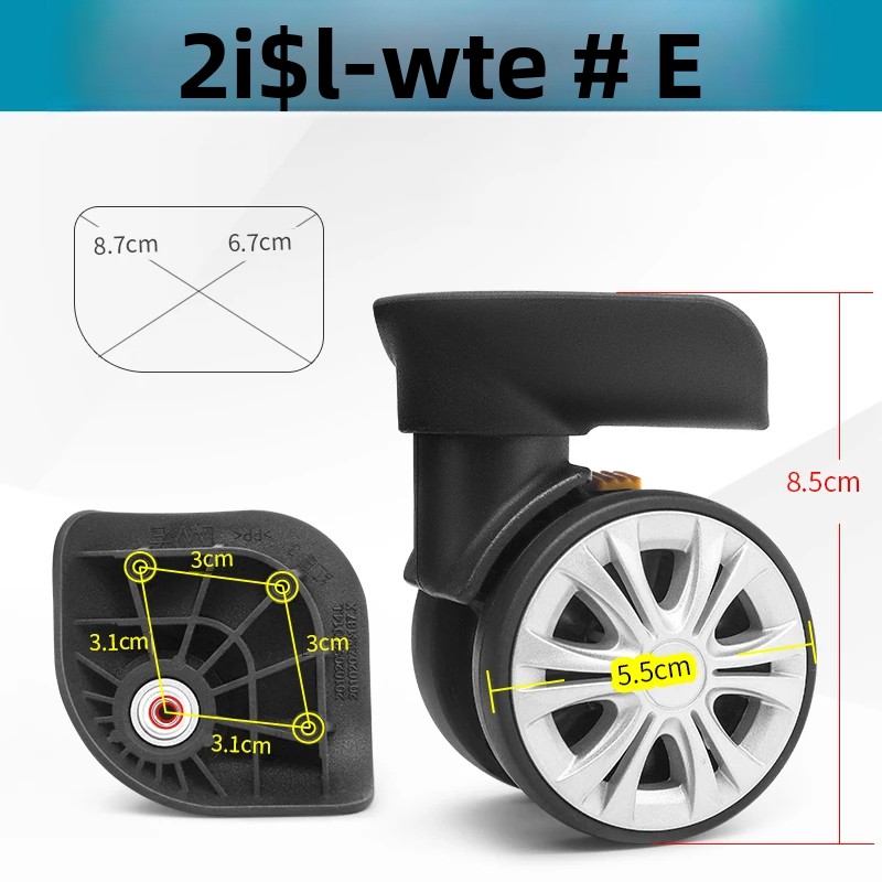 Red Eagle L-W suitcase univers - đánh giá và giá Silent Replacement Luggage Wheels