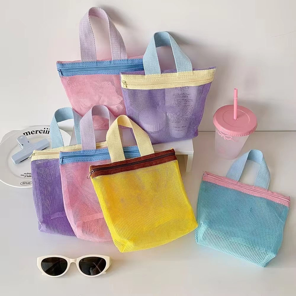 New Dopamine Mesh Toiletry Bag - đánh giá và giá Cosmetic Bags