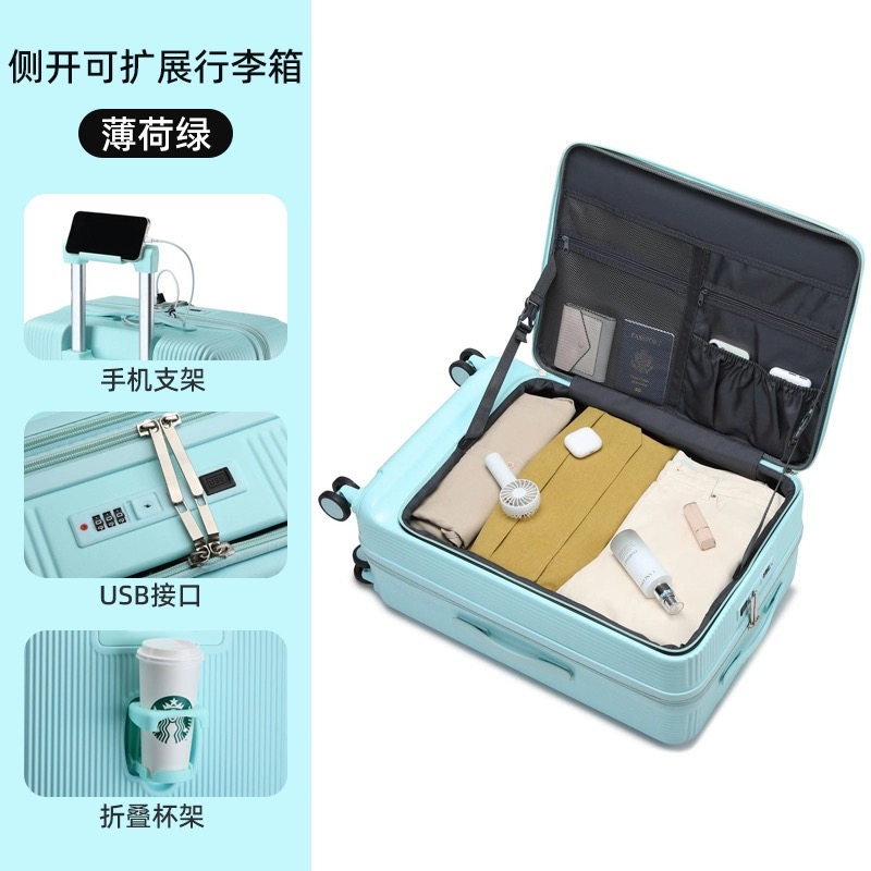 Hot!New 20/22/24/26/28 inch wo - đánh giá và giá Front Opening Laptop Luggage 24 Inch