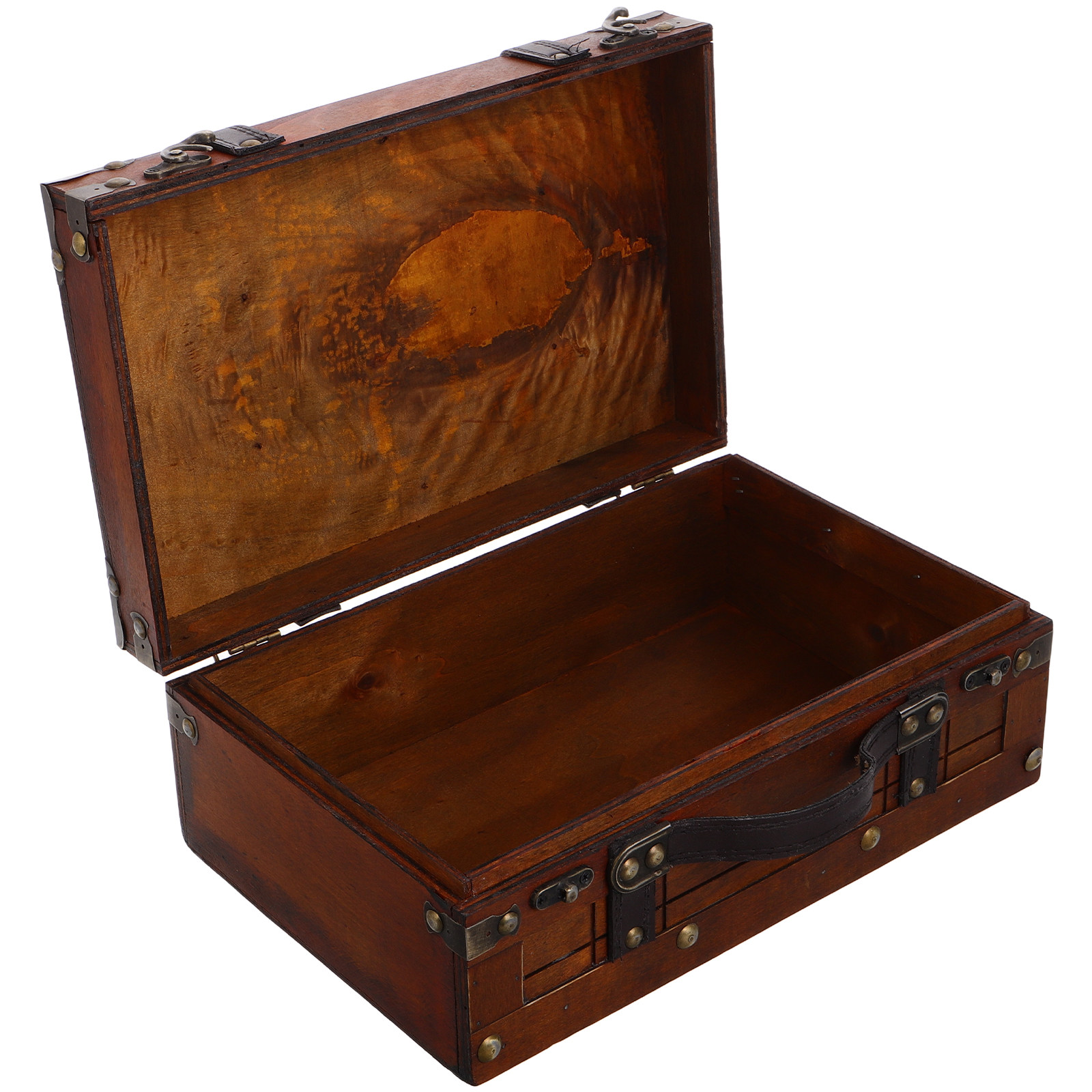 Retro Vintage Wooden Storage B - đánh giá và giá Retro Vintage Trunk Suitcase