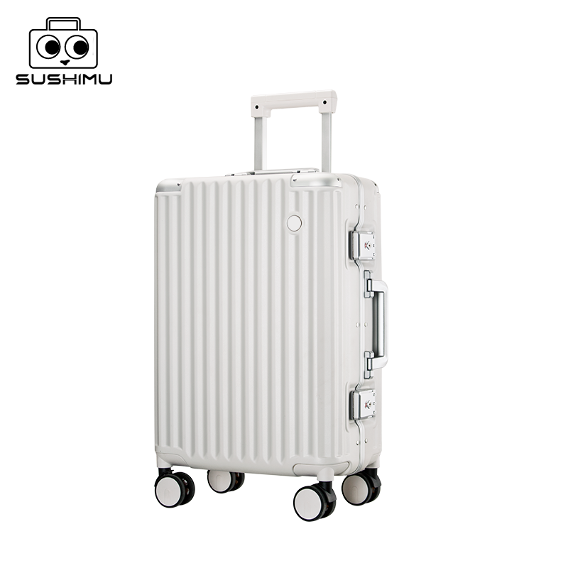 sushimu Suitcase  Travel Suitc - đánh giá và giá Aluminum Frame Carry On Luggage