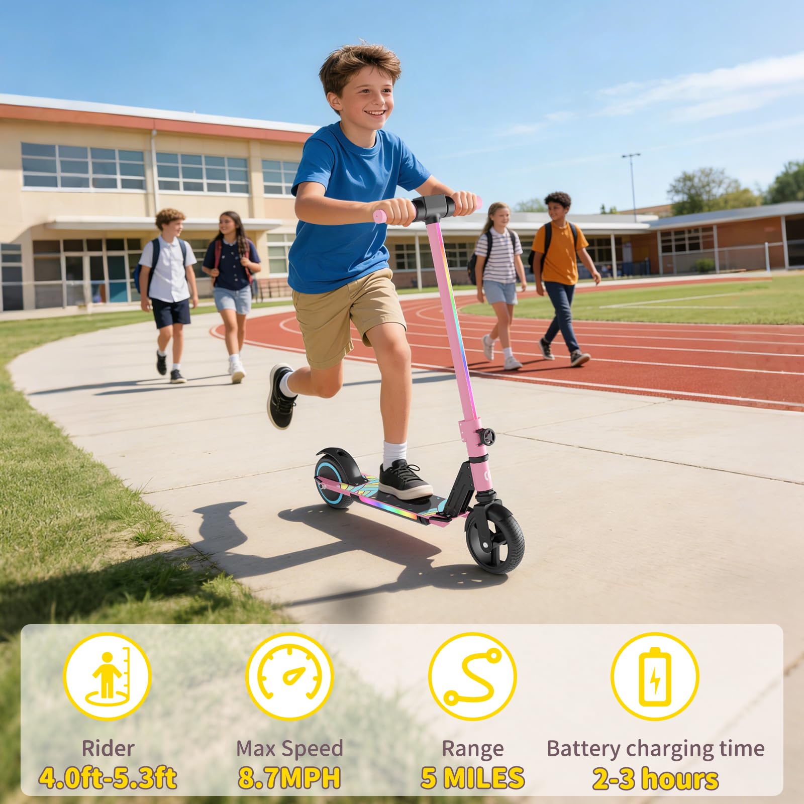 SIMATE Electric Scooter for Ki - đánh giá và giá Kids Ride On Suitcase Scooter