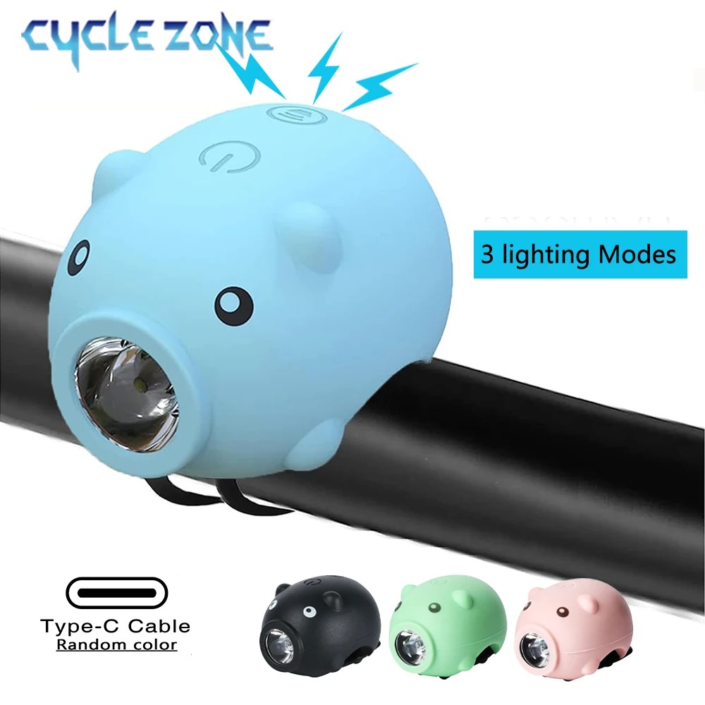 Cute Pig Bicycle Front Light w - đánh giá và giá Kids Ride On Suitcase Scooter