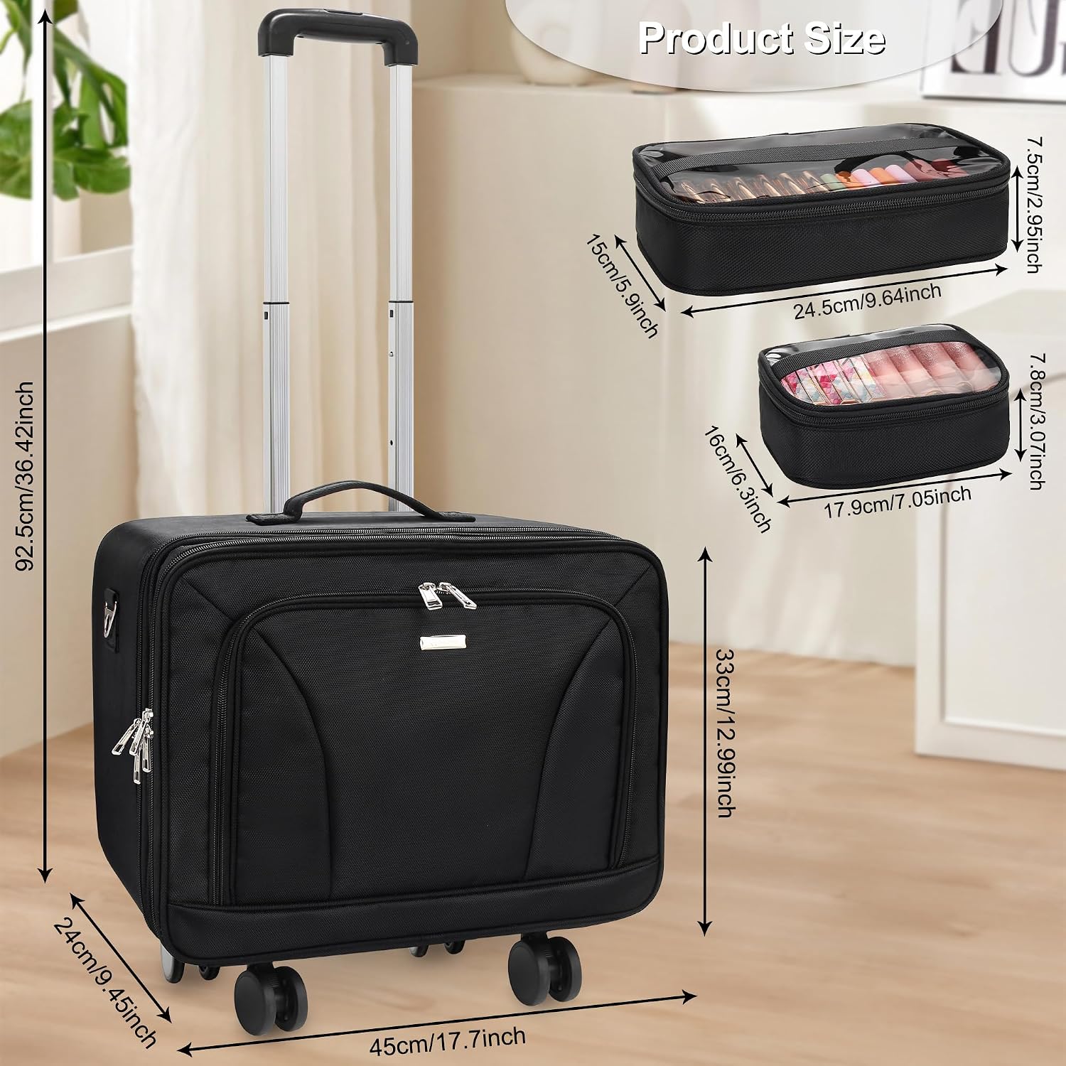 Extra Large Rolling Makeup Tra - đánh giá và giá Travel Bags