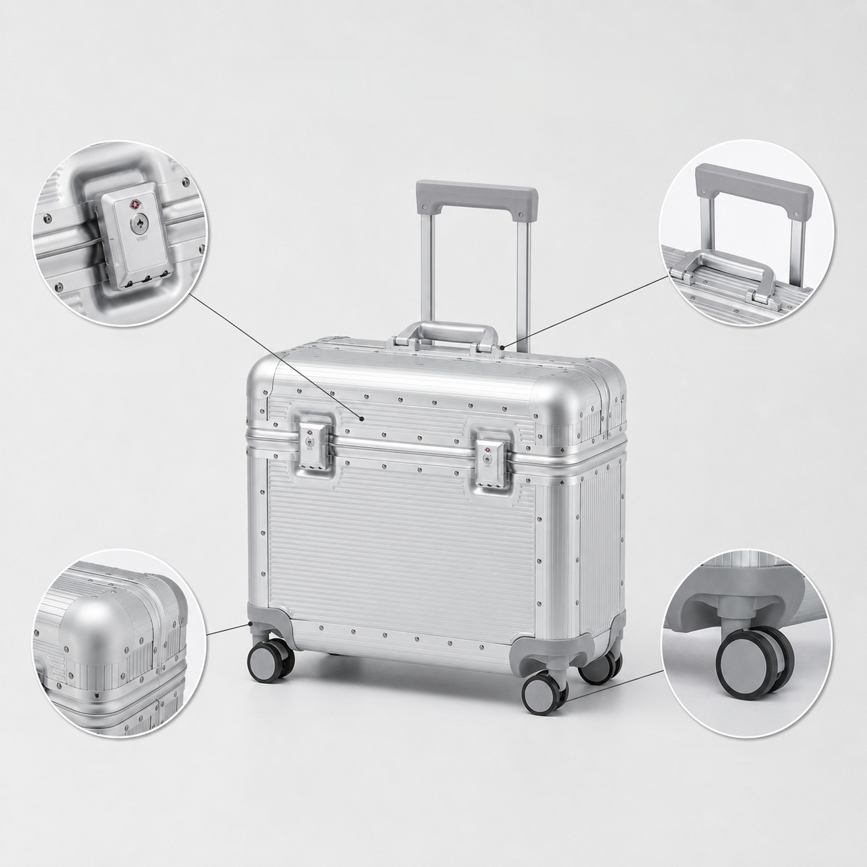 Bunnyfly 20-Inch PC Carry-On S - đánh giá và giá Aluminum Frame Carry On Luggage