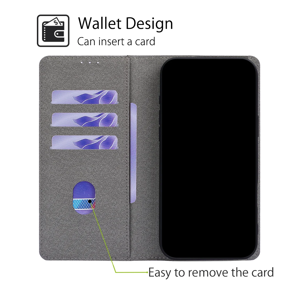 Painted Magnetic Flip Leather  - đánh giá và giá Wallets