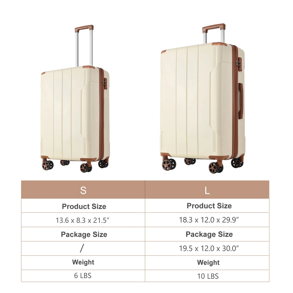 Hardshell ABS Luggage Sets 2 P - đánh giá và giá Expandable Hard Shell Luggage Set