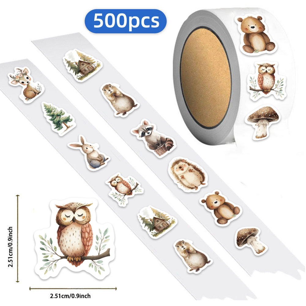 500PCS Cartoon Forest Animal G - đánh giá và giá Luggage