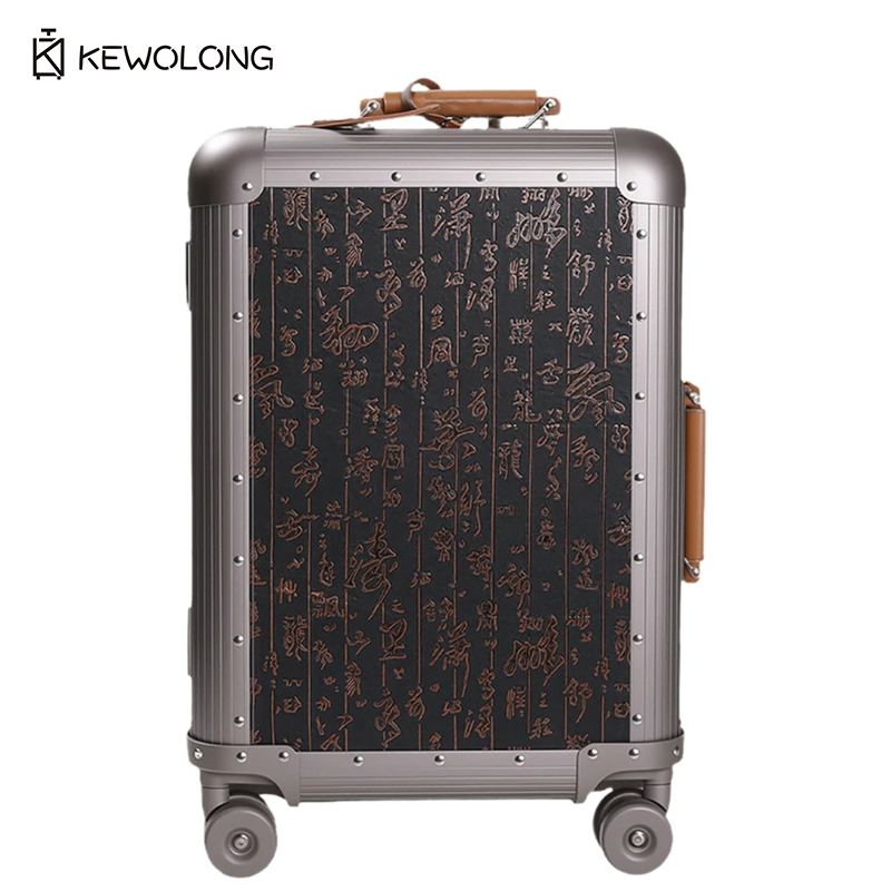Full Aluminum Magnesium Alloy  - đánh giá và giá Spinner Wheel Rolling Suitcase 20 Inch