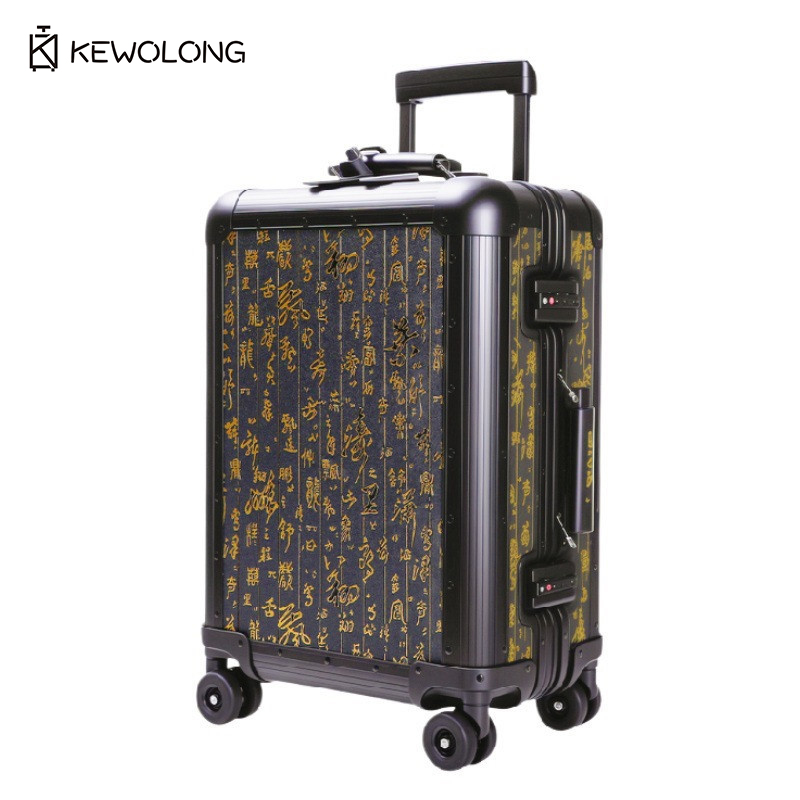 Full Aluminum Magnesium Alloy  - đánh giá và giá Spinner Wheel Rolling Suitcase 20 Inch