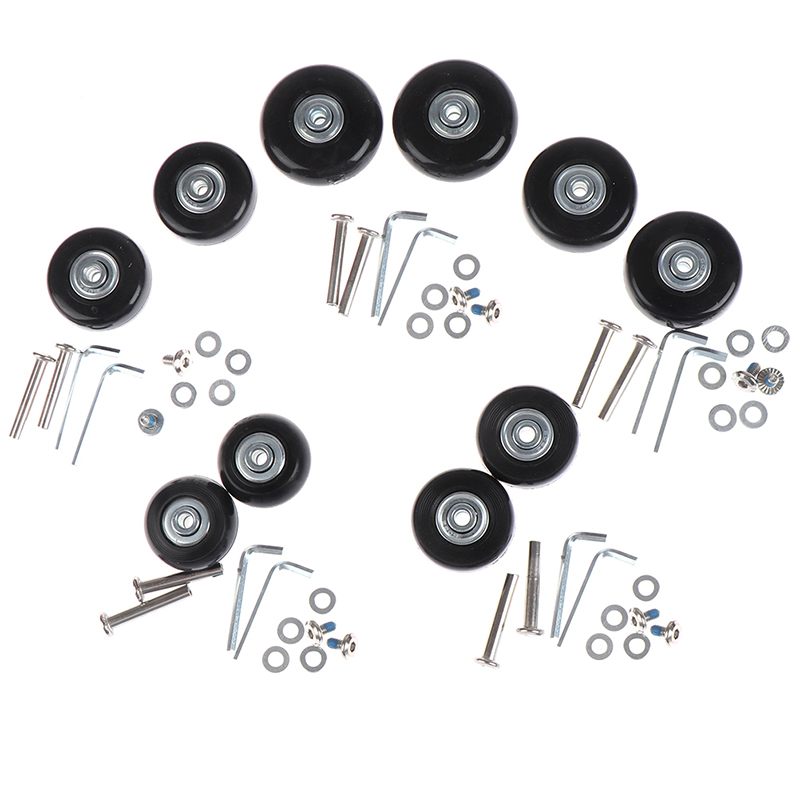1Set OD 40-54mm Suitcase Parts - đánh giá và giá Silent Replacement Luggage Wheels