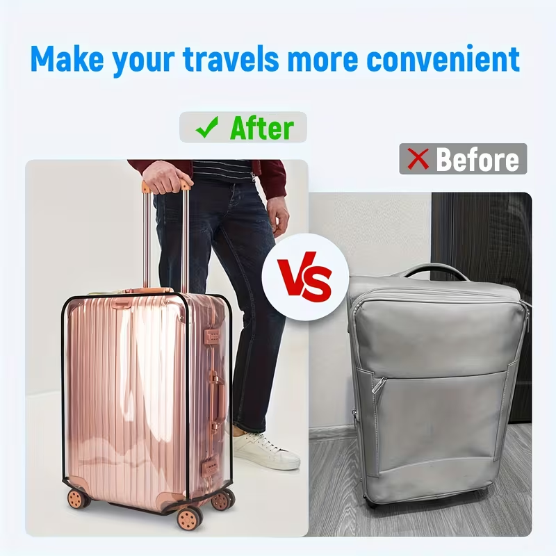 Transparent Luggage Cover - Wa - đánh giá và giá Luggage Protective Cover Transparent