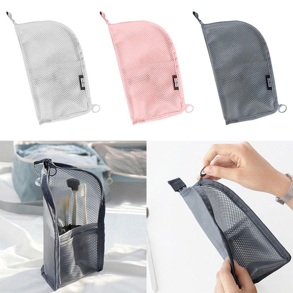 Portable Stand Makeup Brush Ba - đánh giá và giá Cosmetic Bags