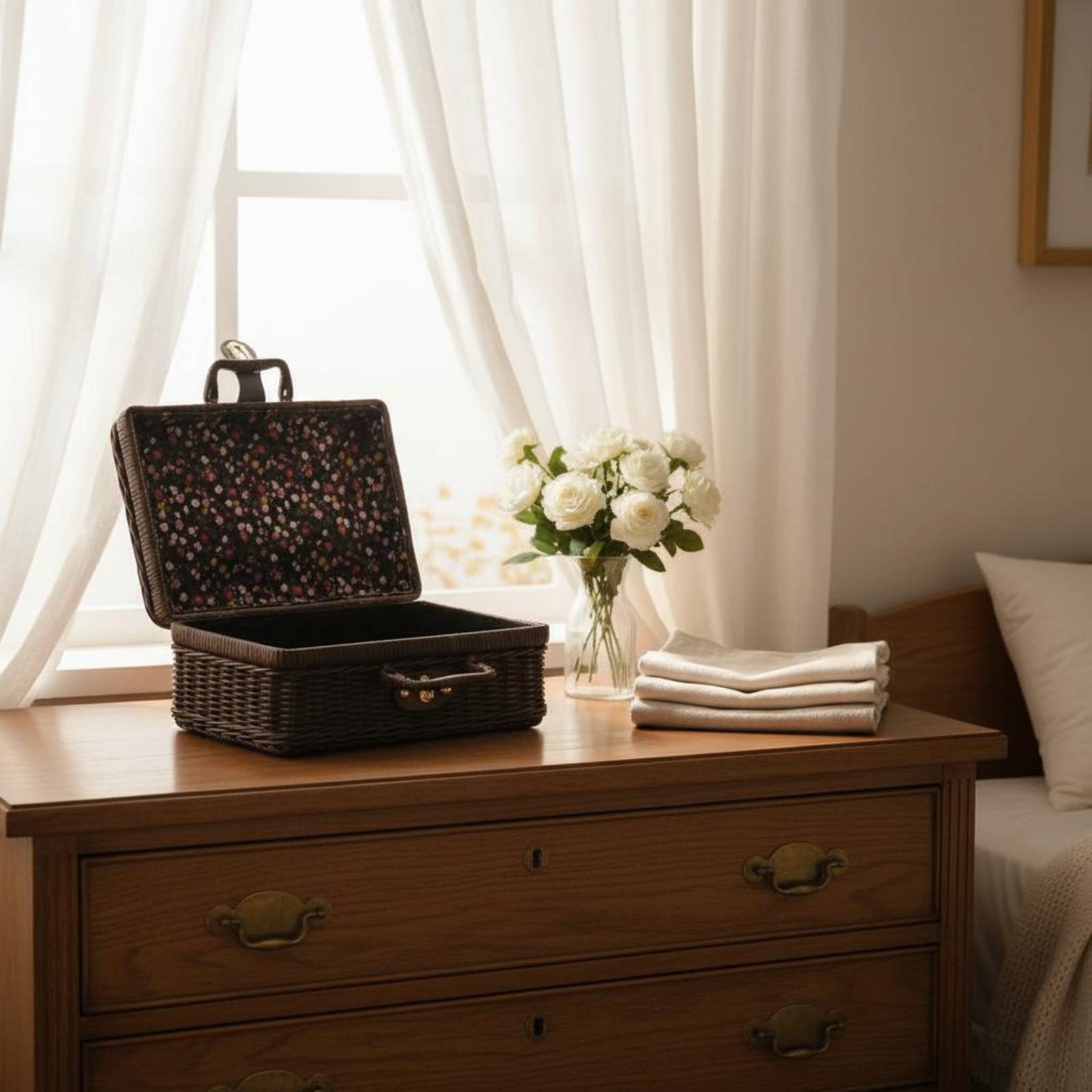 Vintage Design Suitcase With H - đánh giá và giá Retro Vintage Trunk Suitcase