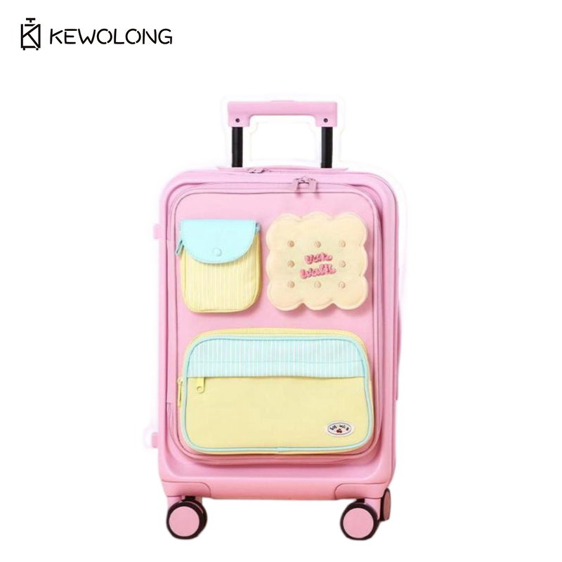 20 Inch Cute Front Opening Spi - đánh giá và giá Spinner Wheel Rolling Suitcase 20 Inch