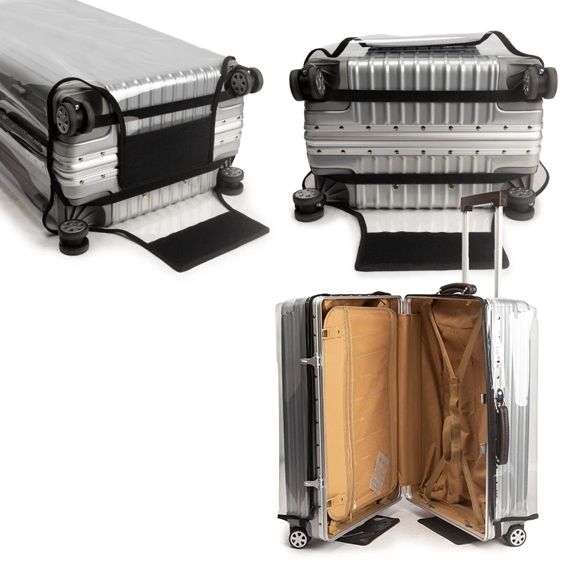 Transparent Cover Luggage Dust - đánh giá và giá Luggage Protective Cover Transparent