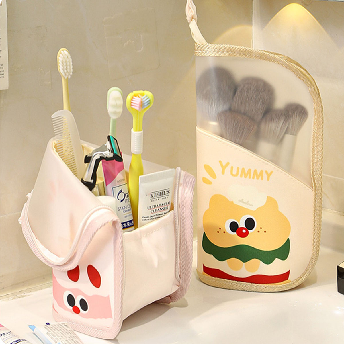 1Pcs Cosmetic Bag Travel Stand - đánh giá và giá Cosmetic Bags