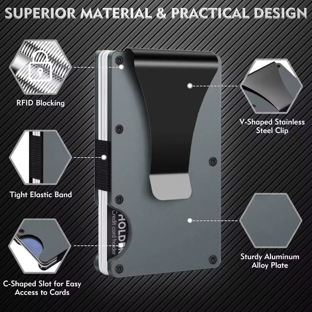 Aluminum Alloy Rfid Blocking C - đánh giá và giá Wallets