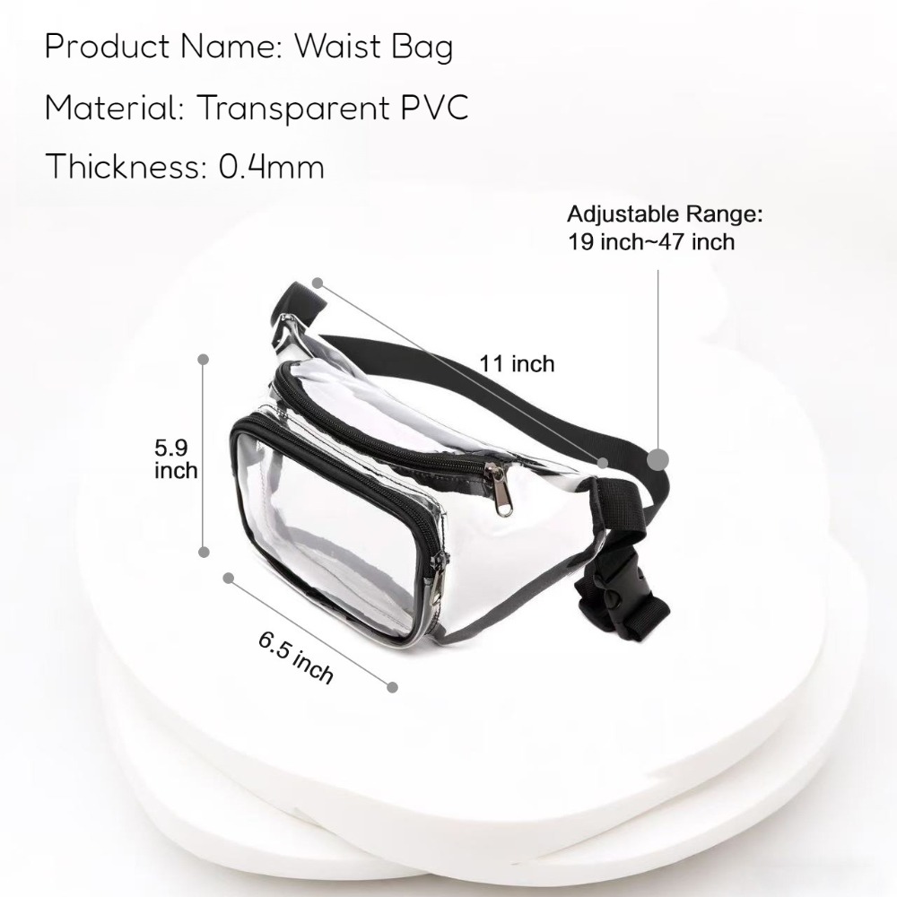 Clear Fanny Pack Transparent P - đánh giá và giá Handbags
