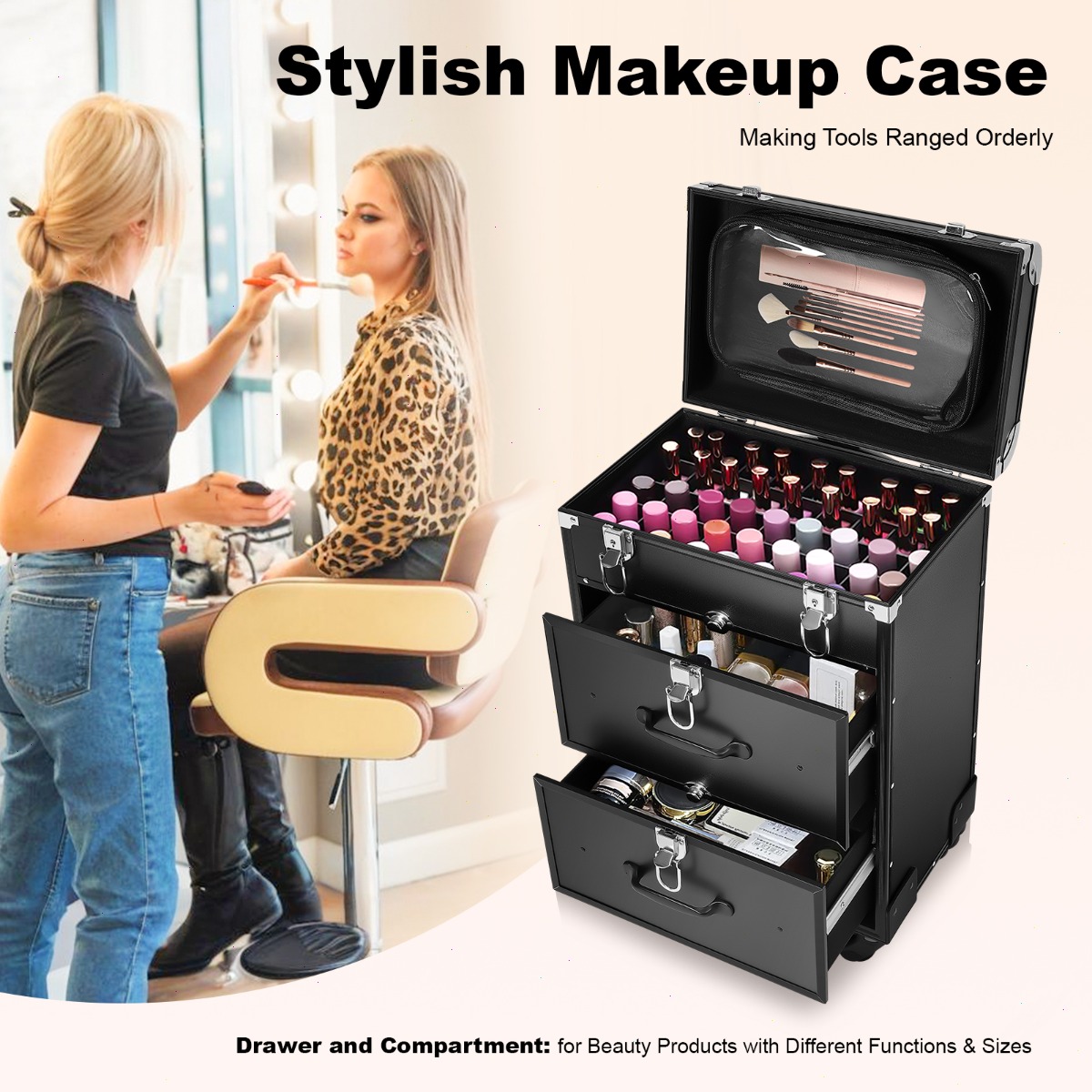 Professional Makeup Train Case - đánh giá và giá Backpacks