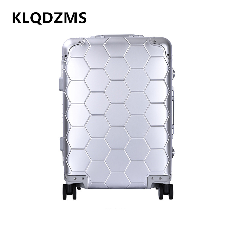 KLQDZMS Cabin Suitcase All Alu - đánh giá và giá Spinner Wheel Rolling Suitcase 20 Inch