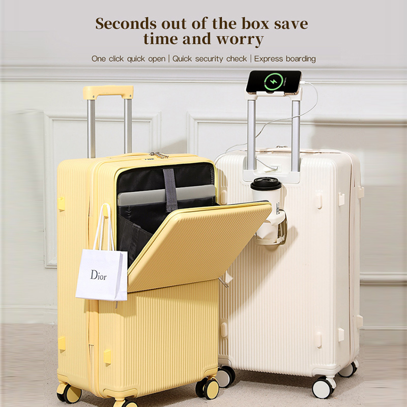sushimu Suitcase Wide Handle T - đánh giá và giá Aluminum Frame Carry On Luggage