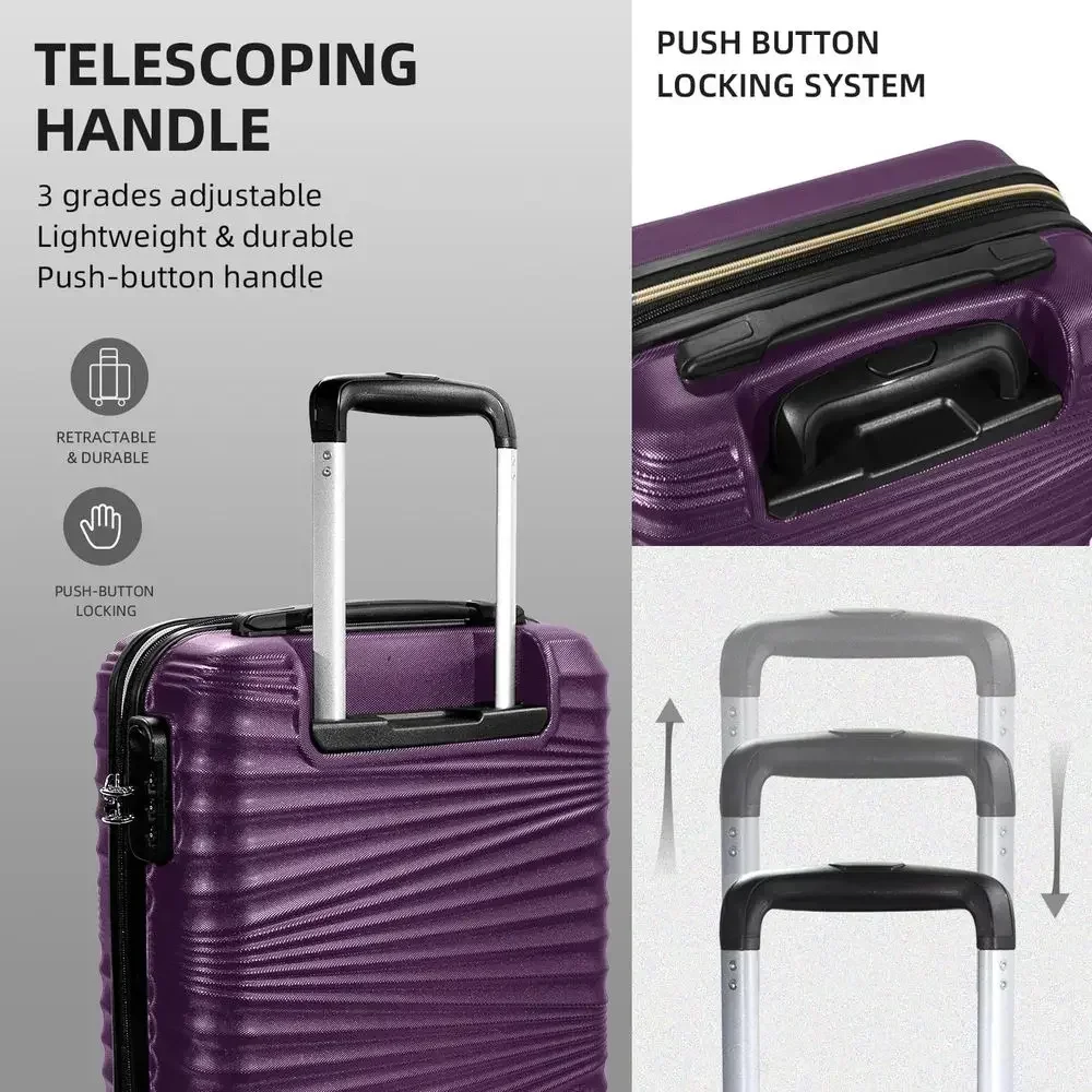 5-Piece Hard Shell Expandable  - đánh giá và giá Expandable Hard Shell Luggage Set