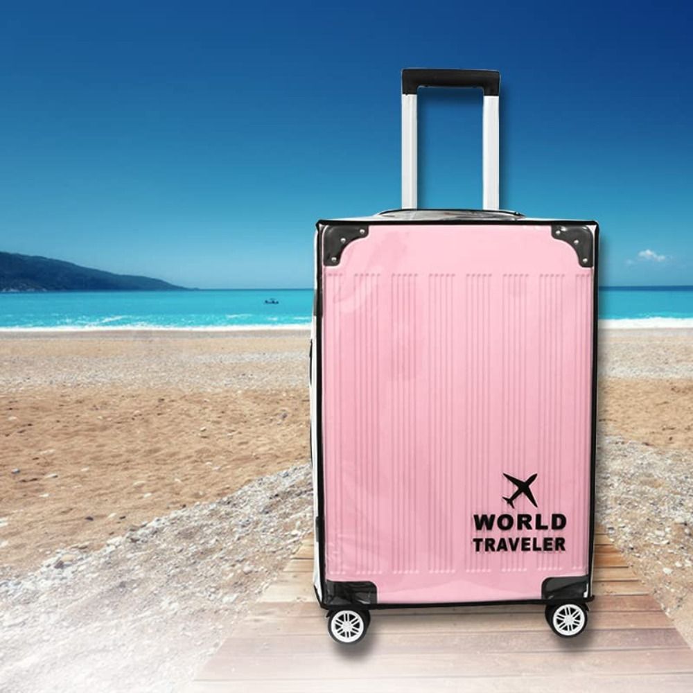PVC Transparent Luggage Cover  - đánh giá và giá Waterproof Suitcase Cover Protector