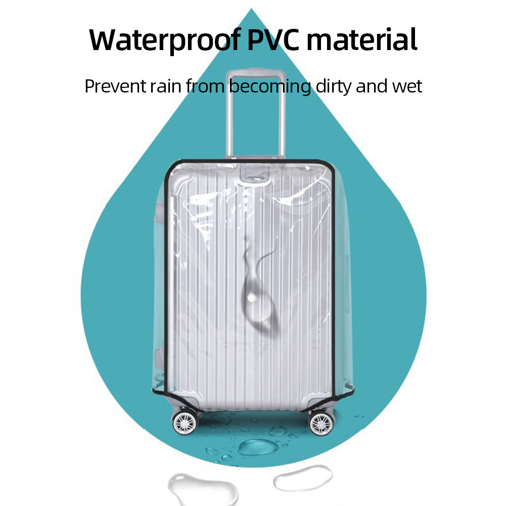 18-30inch Clear Suitcase Cover - đánh giá và giá Waterproof Suitcase Cover Protector