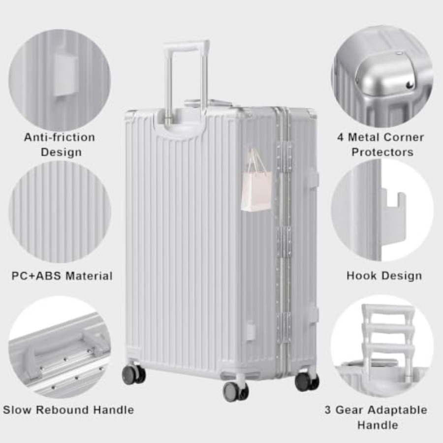 Luggage Sets 2 Pcs Aluminum Fr - đánh giá và giá Aluminum Frame Carry On Luggage