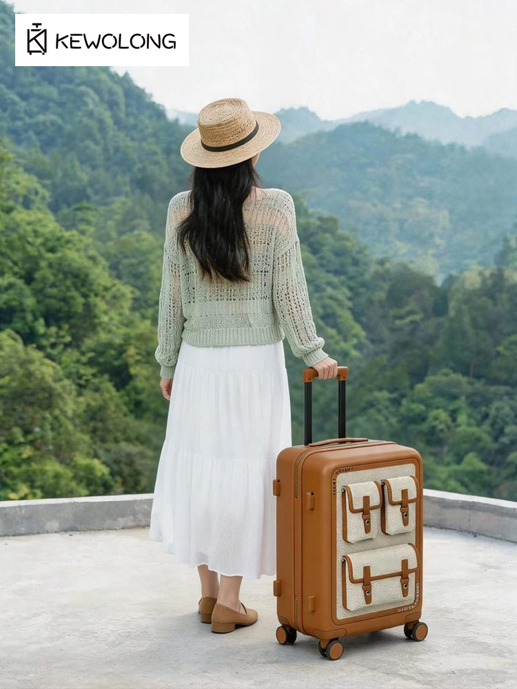 Vintage Canvas Spinner Suitcas - đánh giá và giá Spinner Wheel Rolling Suitcase 20 Inch